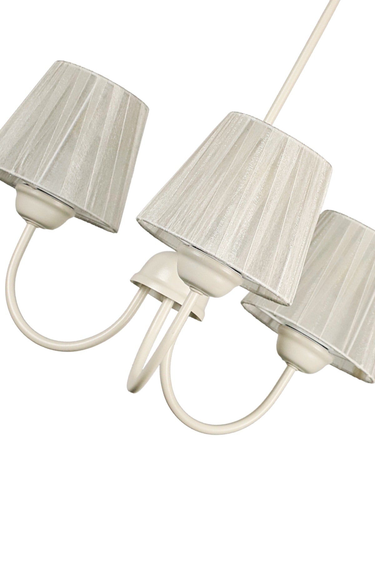 Ova 3Rd Chandelier White Cream Hat