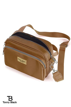 Original Women'S Two-Eye Comfortable Column Strap Cross Adjustable Strap Waterproof Shoulder Bag