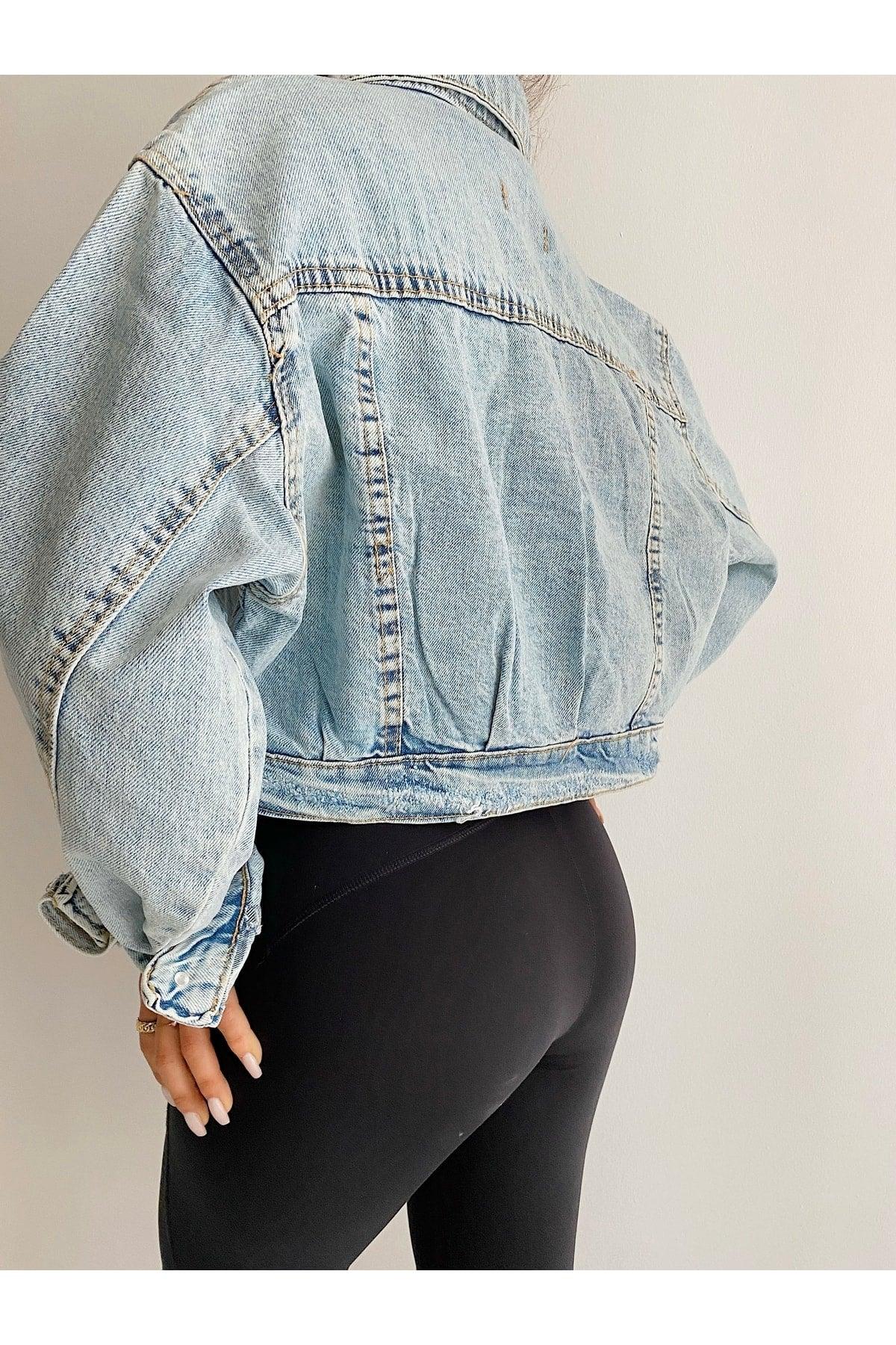 Crop Denim Jacket - Swordslife