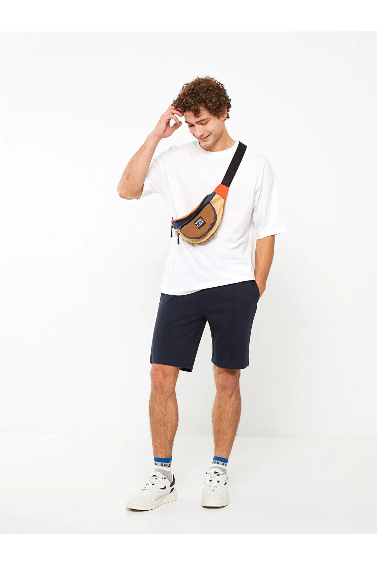 Accessories Vatkalimon Color Block Men'S Waist Bag From Aymira Giyim