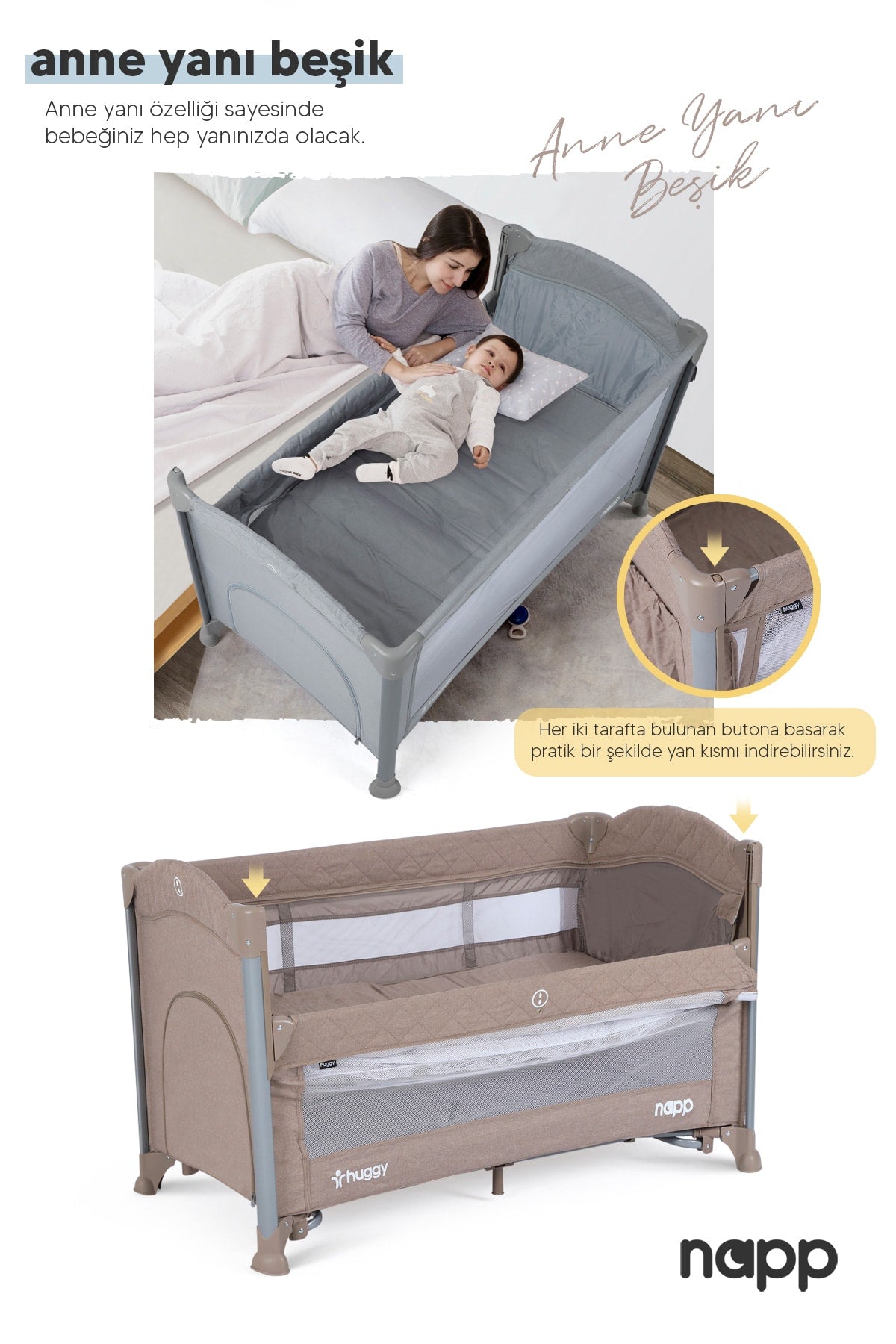 Napp 8 In 1 Anne Yani Park Bed Playpen And Bed