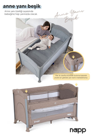 Napp 8 In 1 Anne Yani Park Bed Playpen And Bed