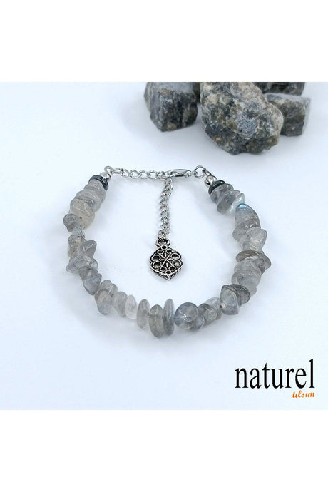 Natural Stone Labladorite Women's Bracelet - Broken Natural Stone - Gift Bracelet - Swordslife