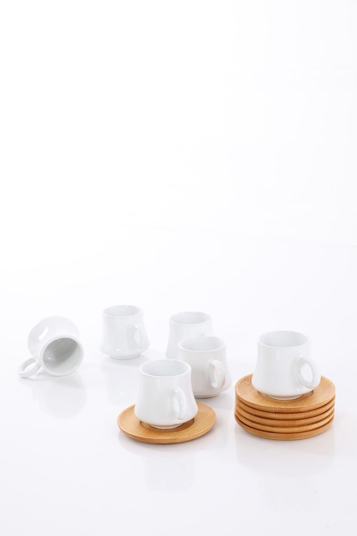 Largi 6 Person Coffee Set Bamboo