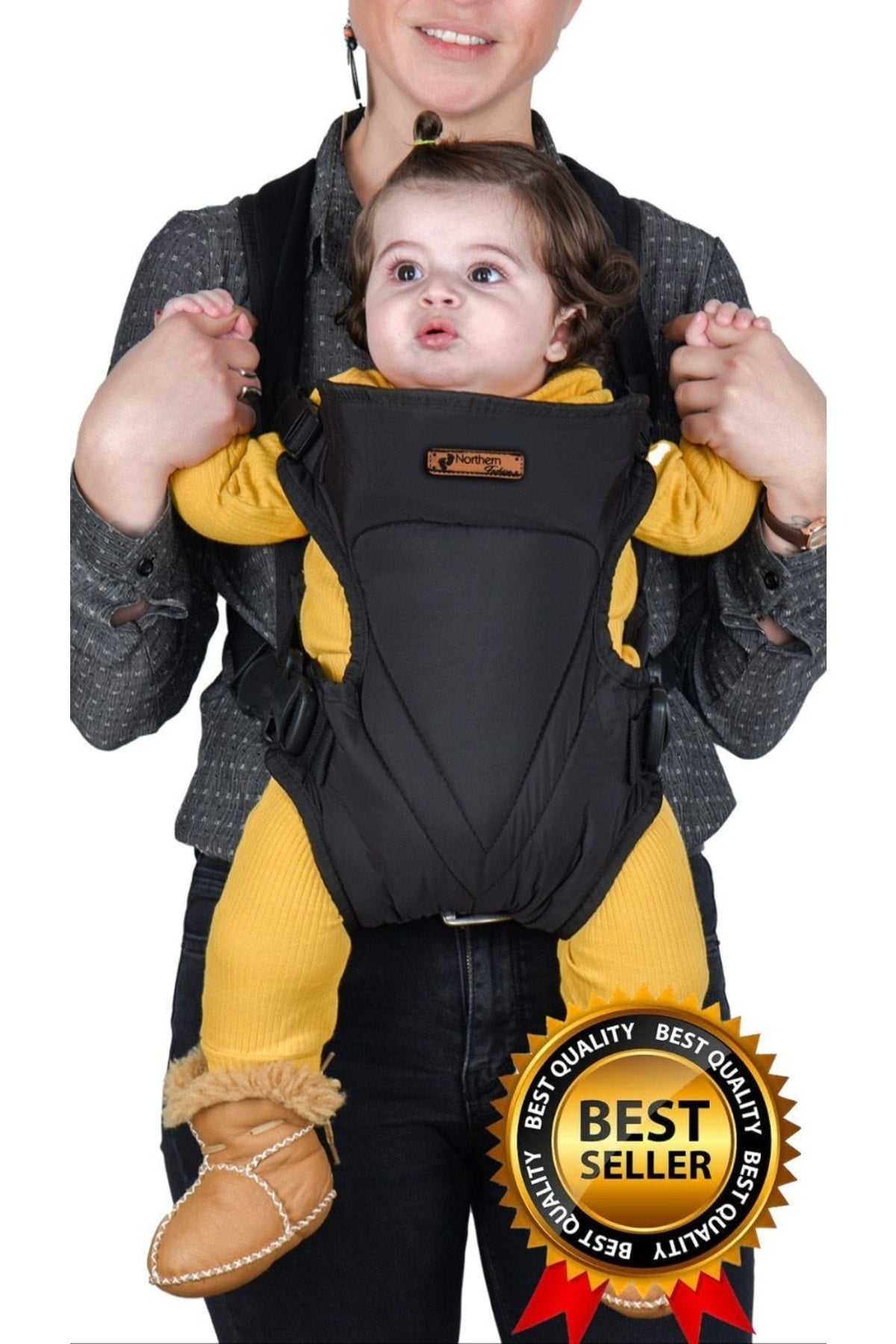 Black Kangaroo Baby Carriage Safe Comfort Baby Carrier Carrying Bag Carrier