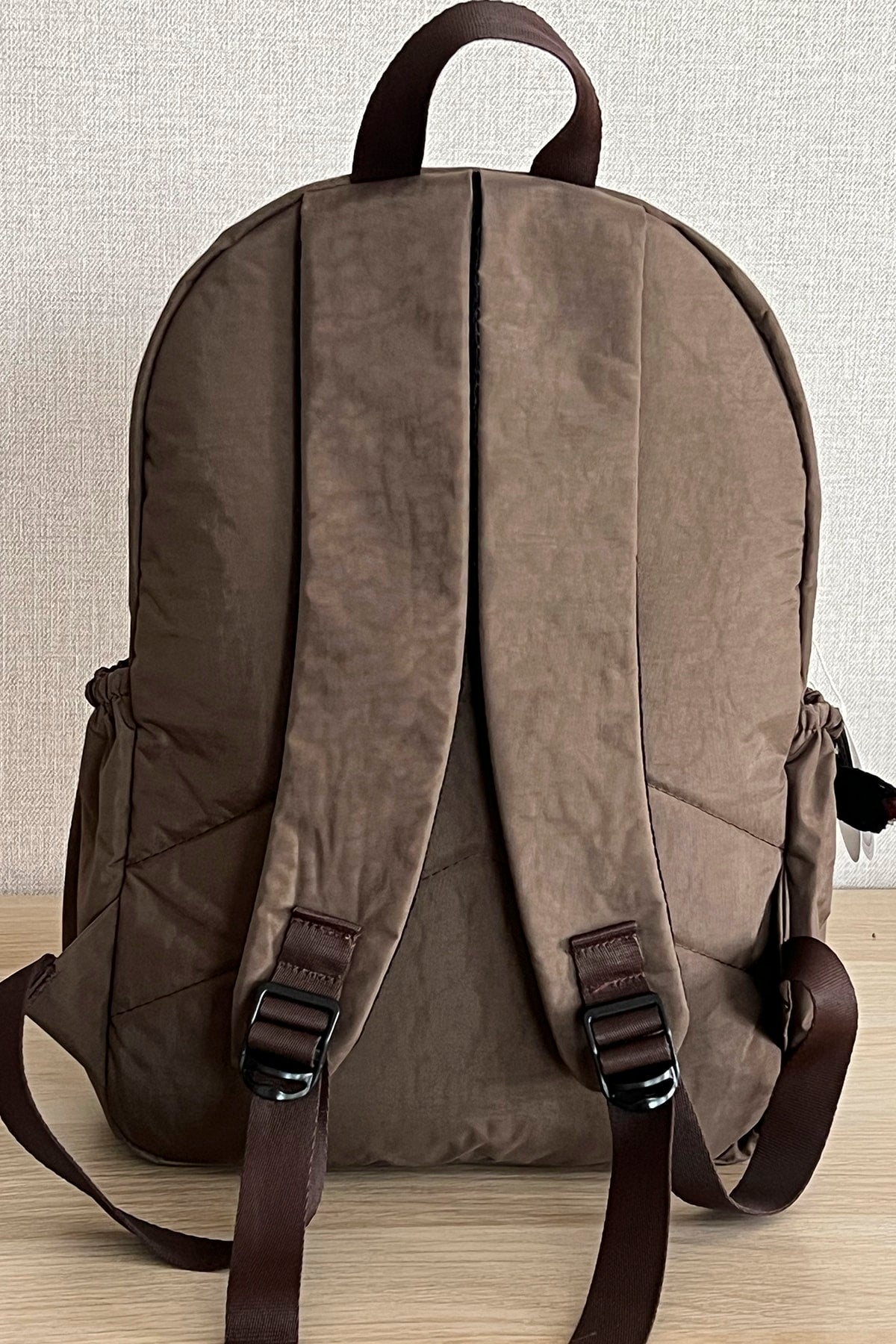 Unisex Dark Mink Waterproof Fabric Laptop School Bag Travel Backpack 14 Inch 18 Lt 40X30Cm