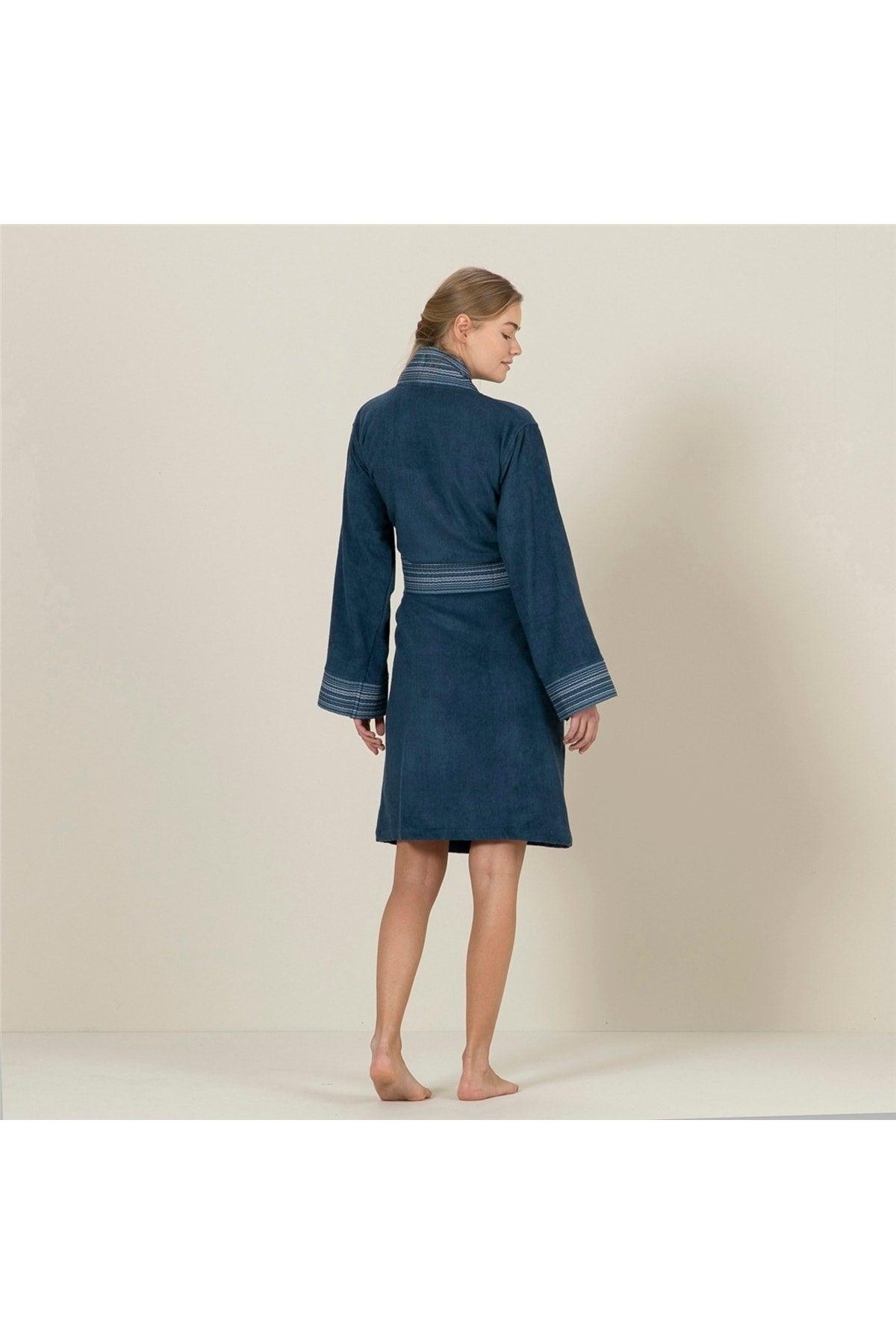 Sonhe Women's Bathrobe Marine Blue - Swordslife