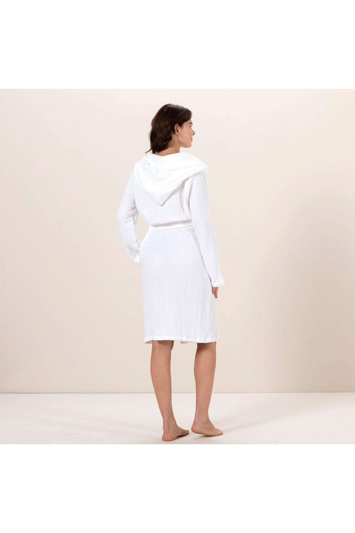 Unisex Bathrobe White - Swordslife