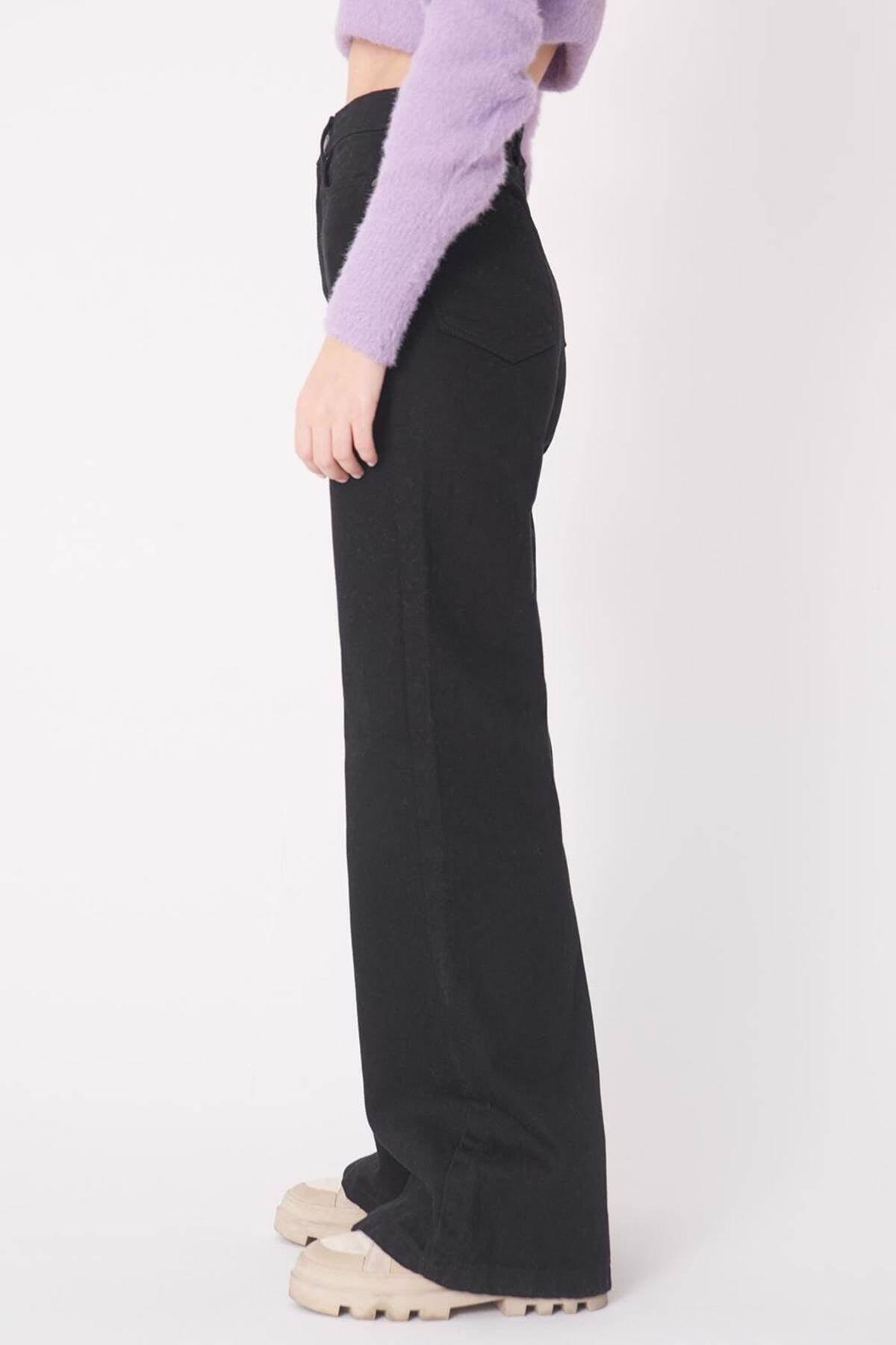 High Waist Wide Leg Jeans Pn12155 - Pnb - Swordslife