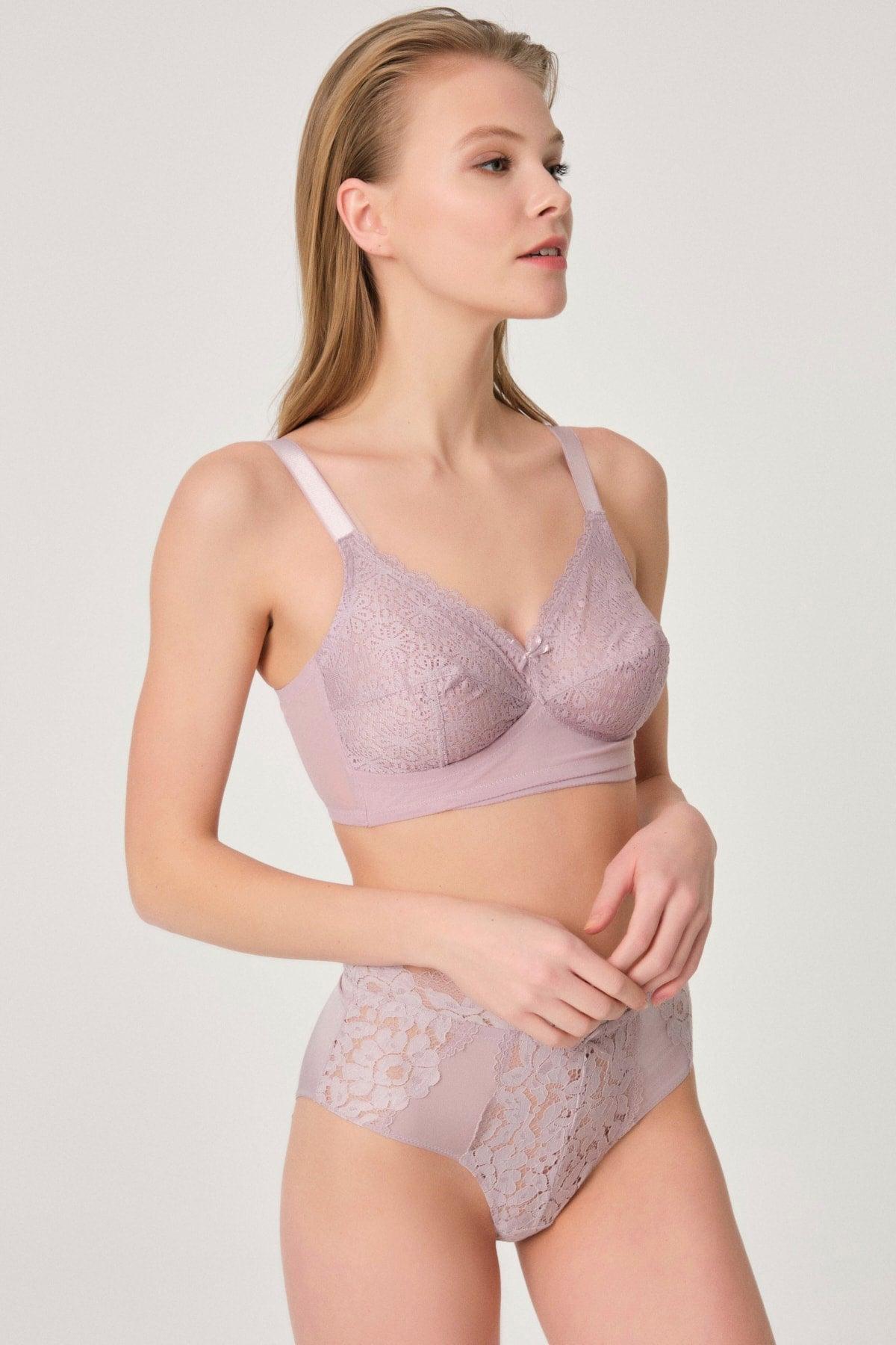 Soft Lilac Larisa Extra Minimizer Bra - Swordslife