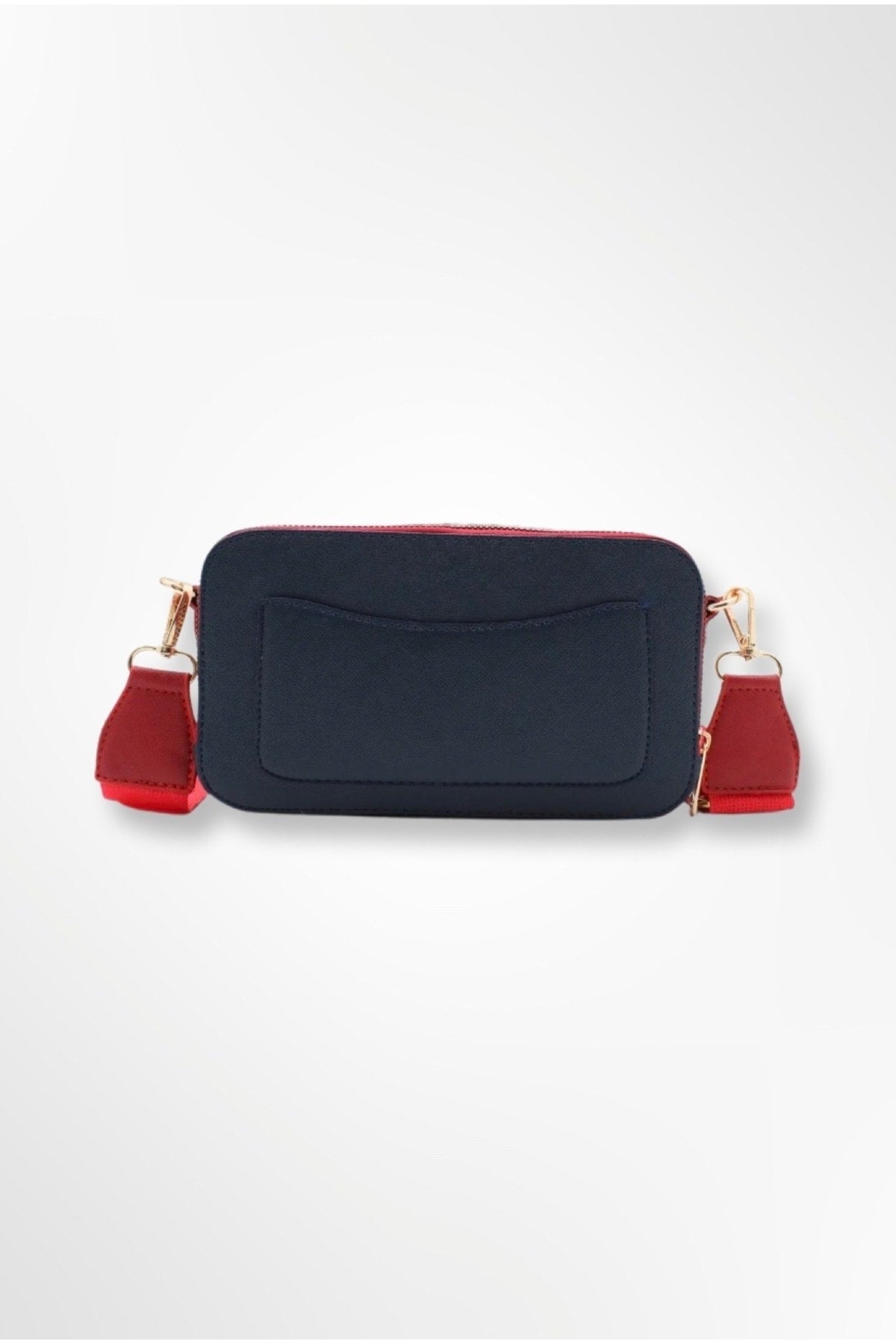 Women'S Canta Navy Blue Quality Sport Stylish Crossbody Shoulder Bag With Two Compartment Pockets (Small Size)
