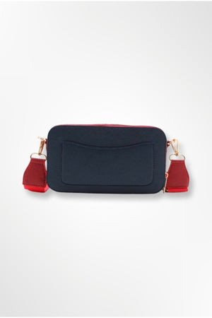 Women'S Canta Navy Blue Quality Sport Stylish Crossbody Shoulder Bag With Two Compartment Pockets (Small Size)