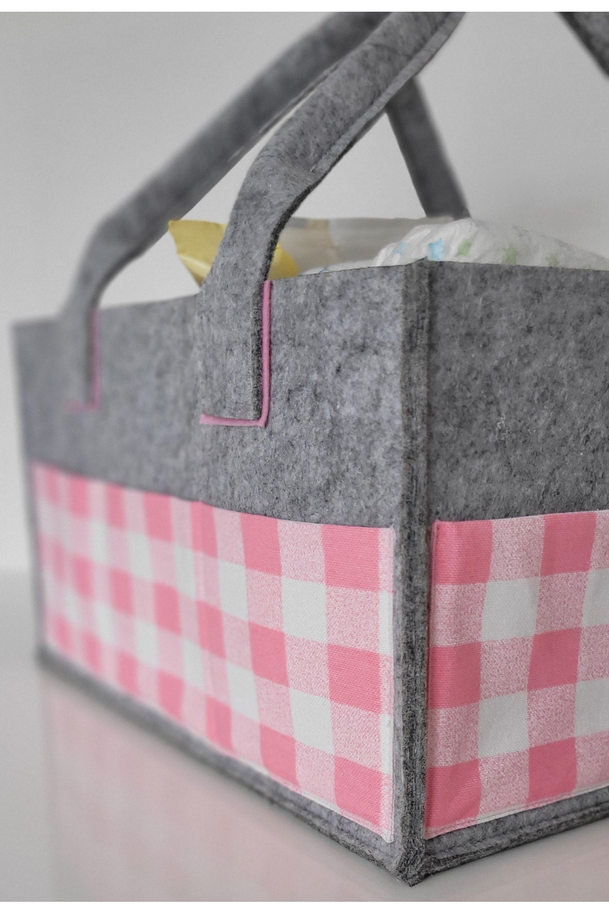 Handmade Multi-Purpose Felt Mother Baby Care And Organizer Bag Functional Organizer