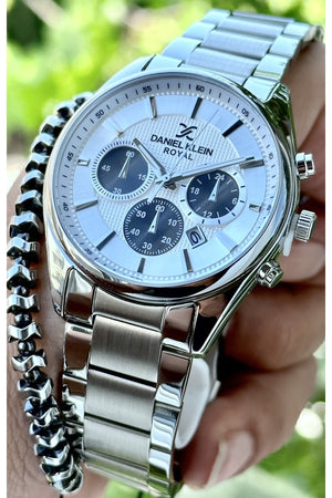 Men'S Steel Wristwatch+Bracelet