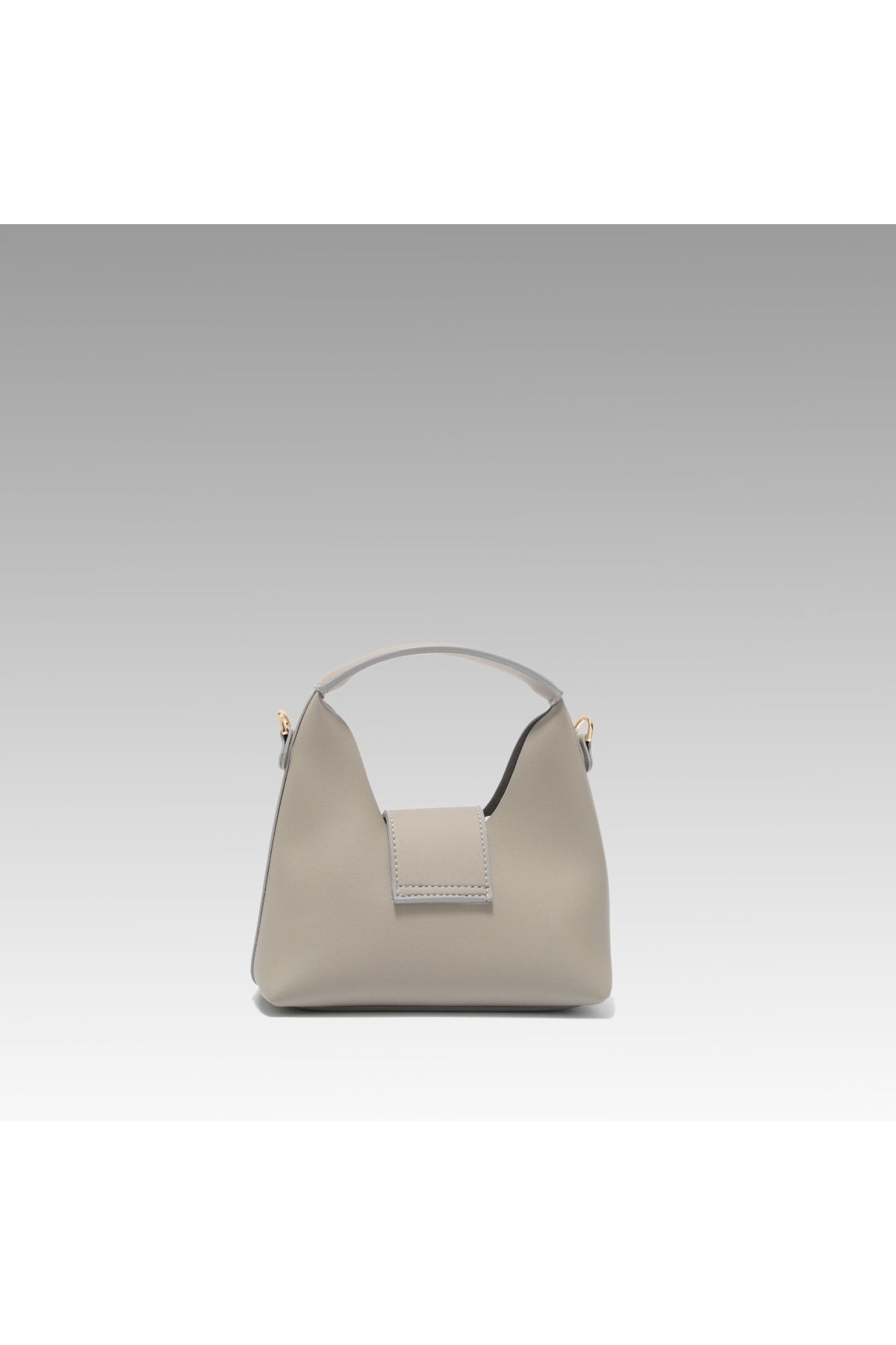 Light Gray Accessory Detailed Suspended Mini Bag