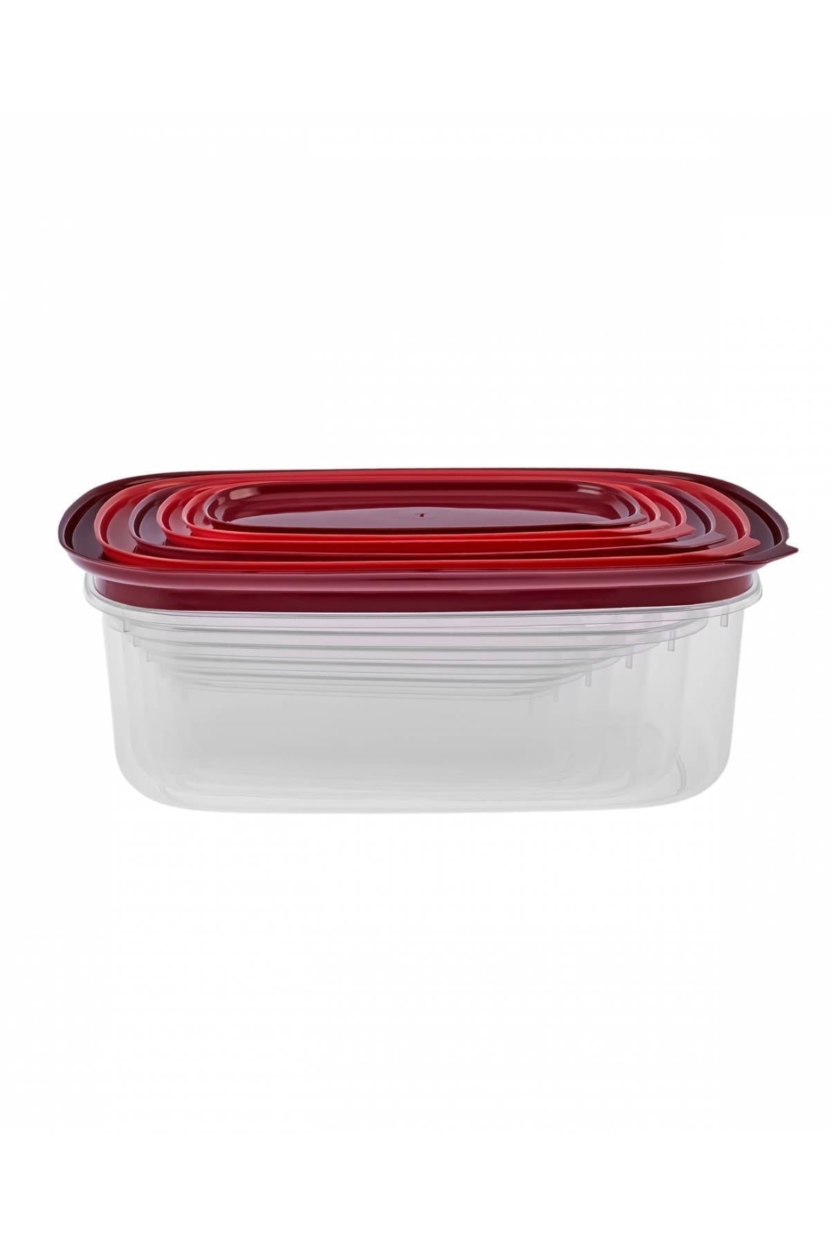 Vicks Red Velvet Set of 6 Storage Containers