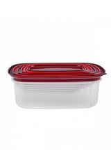 Vicks Red Velvet Set of 6 Storage Containers