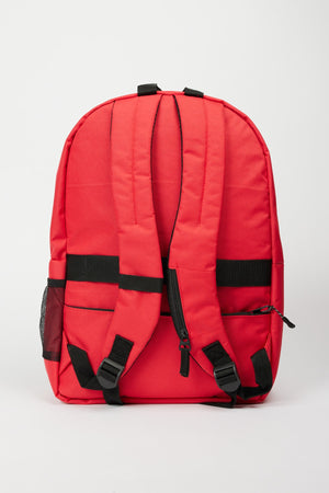 Men'S Red Logo School-Backpack