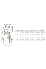 Women's Ecru Embroidered Lace Ecru Bathrobe Set 4 Pcs - Swordslife
