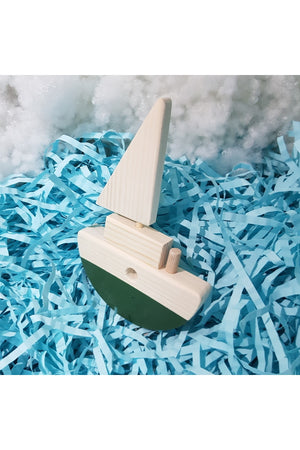 Handmade Wooden Toy Baby Ship Children'S Imagination Gift Toy