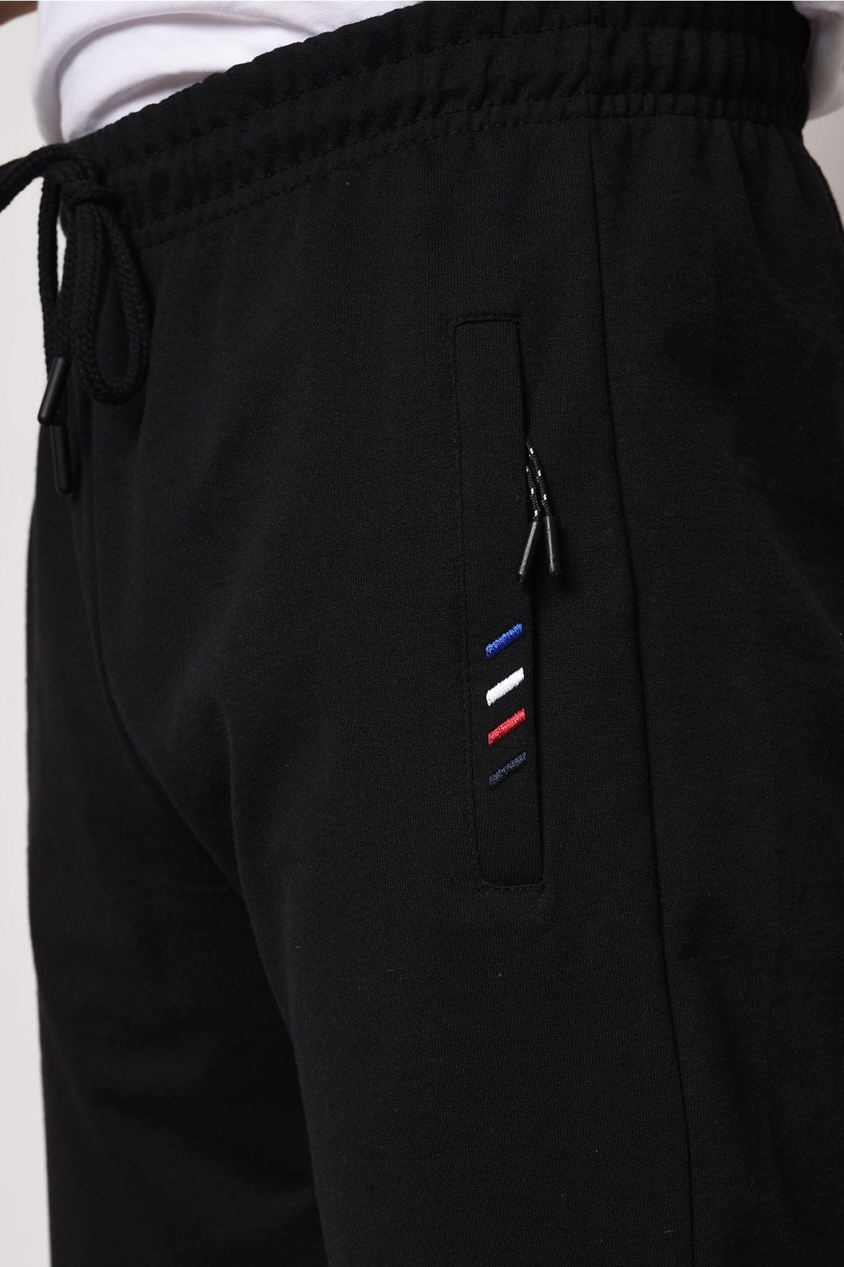 Men'S Zipper Pocket Embroidery Detail Straight Leg Comfortable Cut 2-Pack Sweatpants