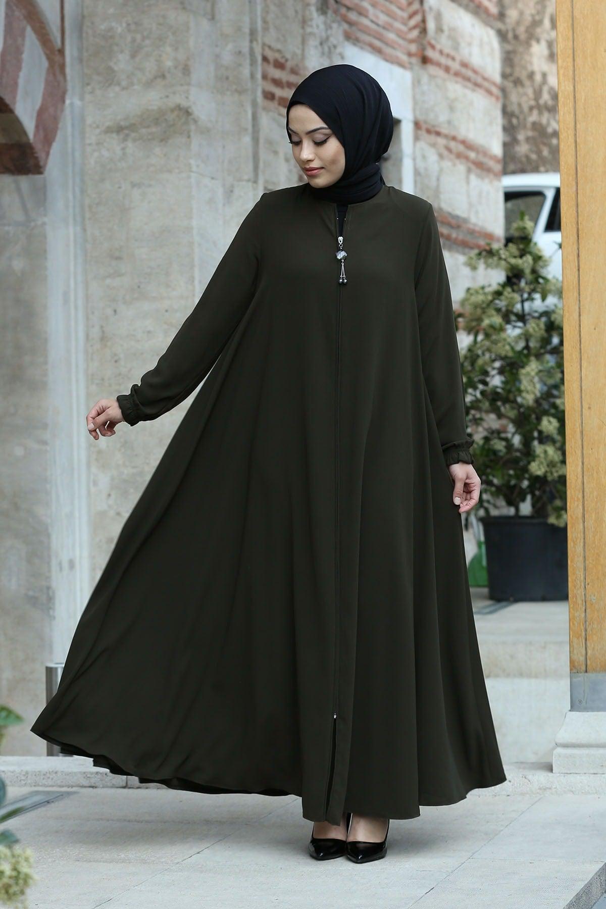 Mevlana Abaya Khaki (GREEN) - Swordslife