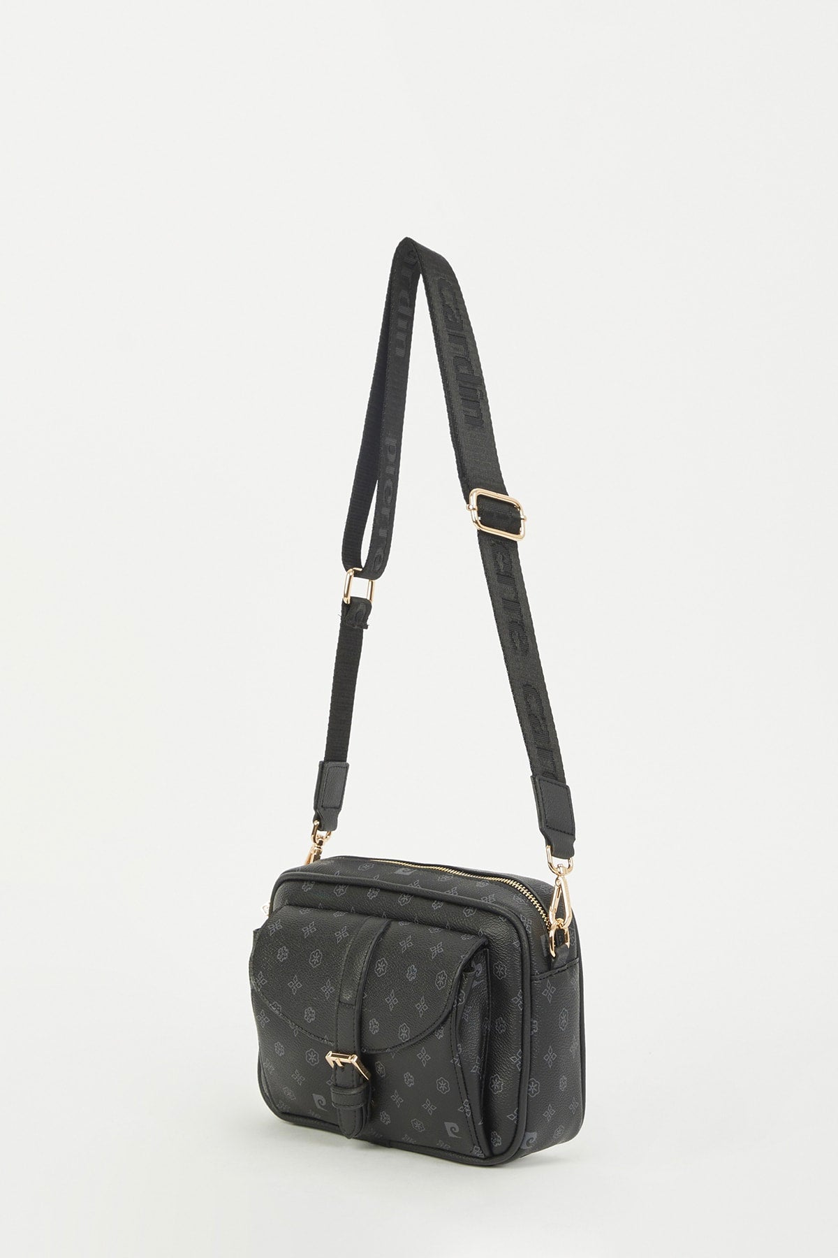 Black Monogram Women's Shoulder Bag 05PO23Y1726