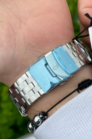 Original Tomjones Steel Blue Dial New Season Sport Lux Men'S Watch
