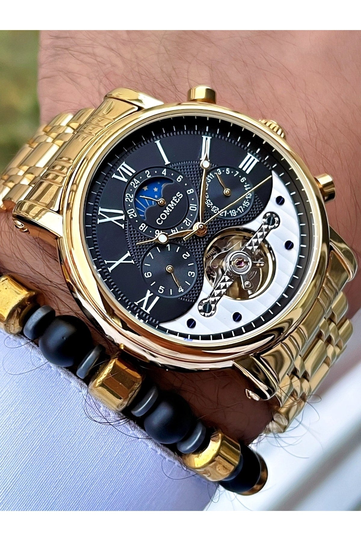 Time Automatic Movement Luxury Men's Wristwatch