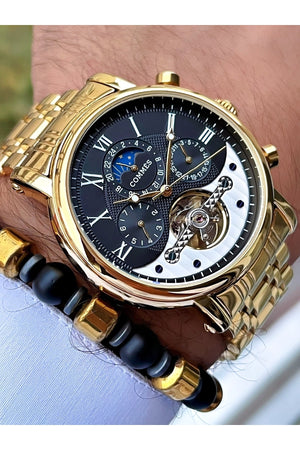 Time Automatic Movement Luxury Men'S Wristwatch