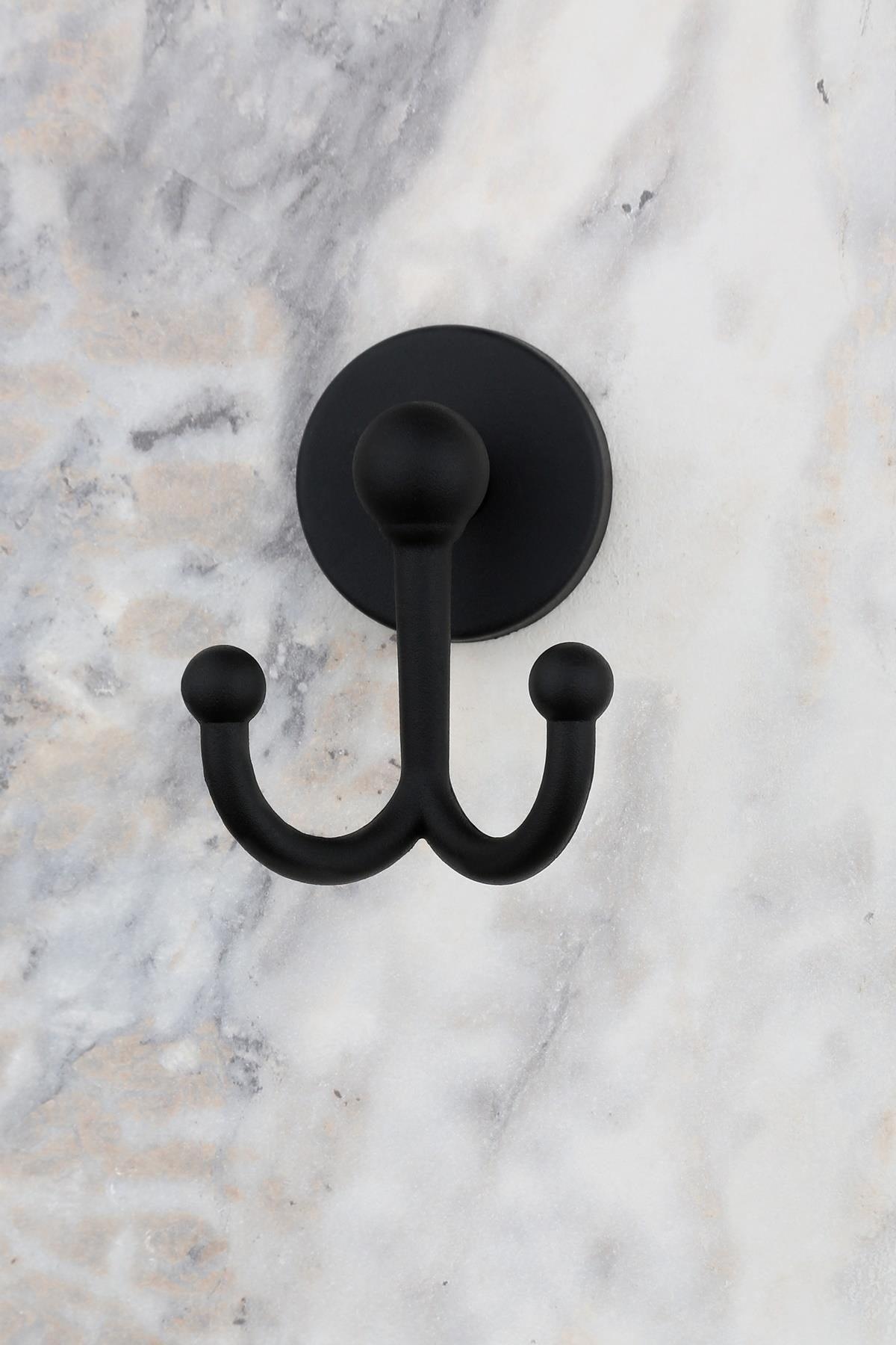 Black 5 Pcs Bathroom Accessory Set - Swordslife