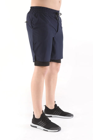 Men'S Running Quick Dry Micropoly Training Turf Fitness Short Tights Outdoor Shorts