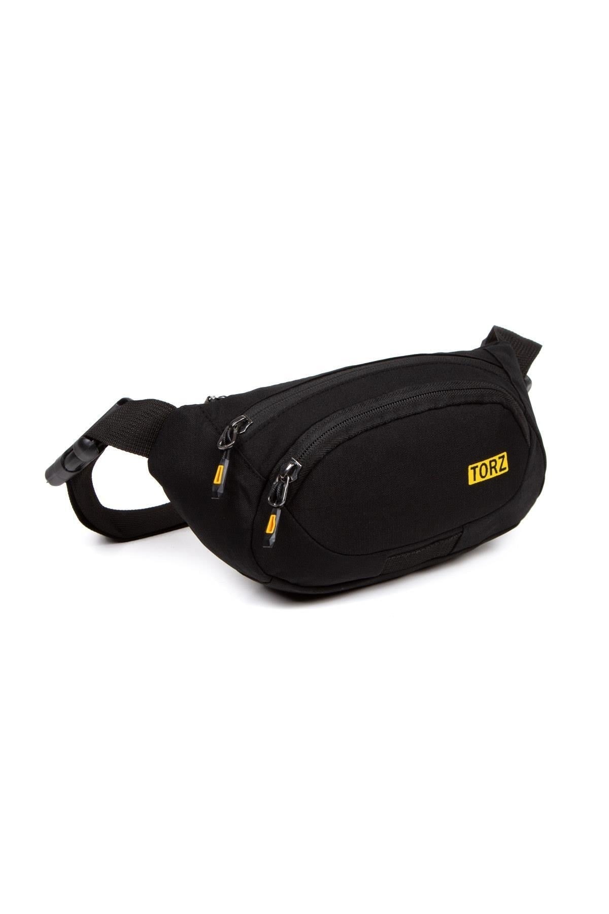 Men's Waist Bag Black Chest Cross Shoulder Side Bag