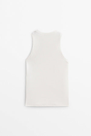 Ribbed Halter Neck Top - Swordslife
