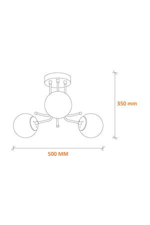 Luxury Design Modern Sports Trend Model Glop Glass Antique Chandelier