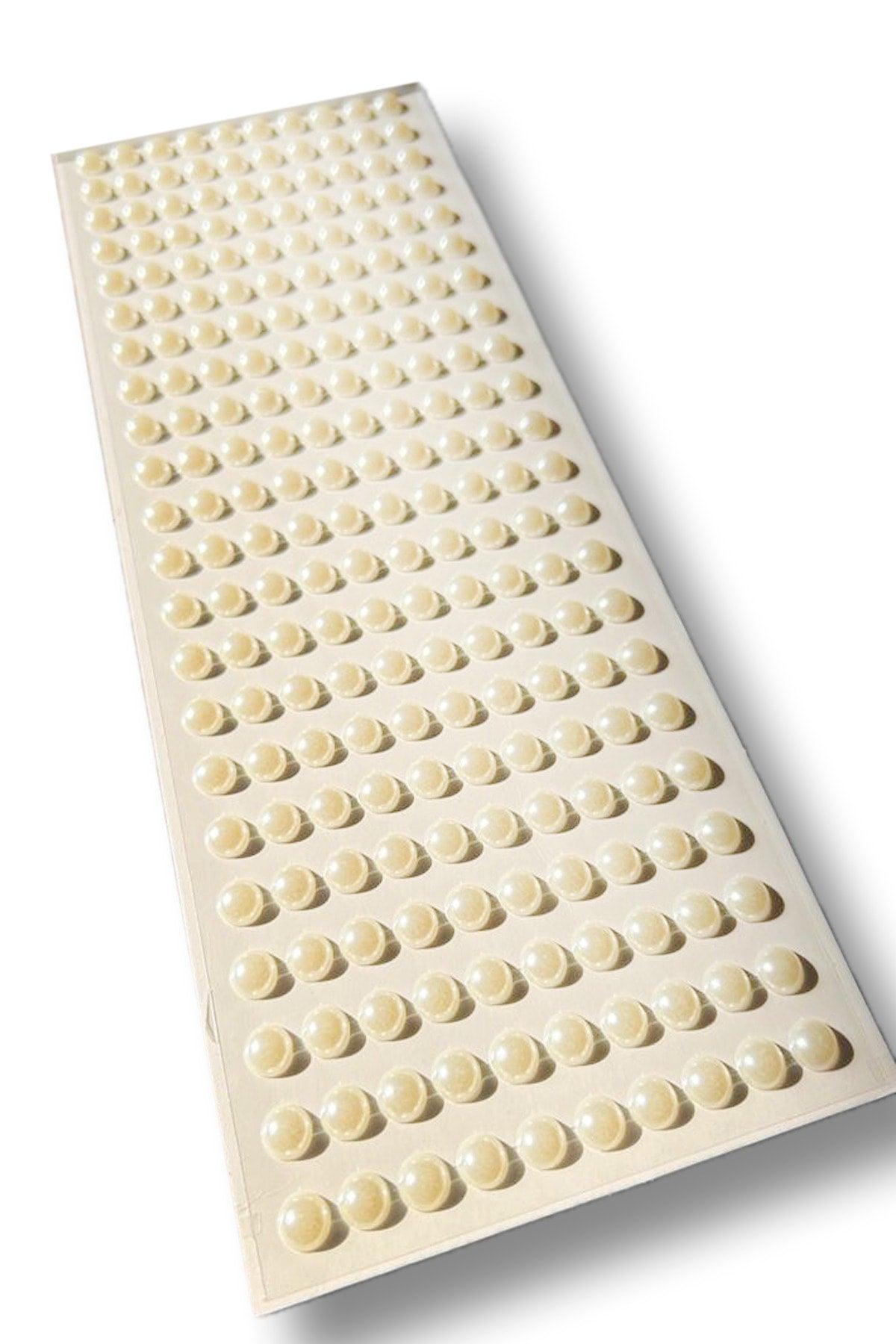 Hair Pearl (hair Stone) - 8mm Self Adhesive Hair Pearl (220 Pieces) - Swordslife