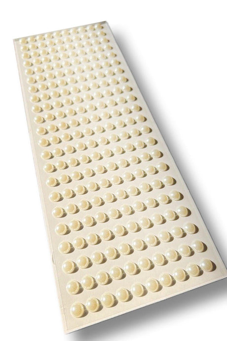 Hair Pearl (hair Stone) - 8mm Self Adhesive Hair Pearl (220 Pieces) - Swordslife