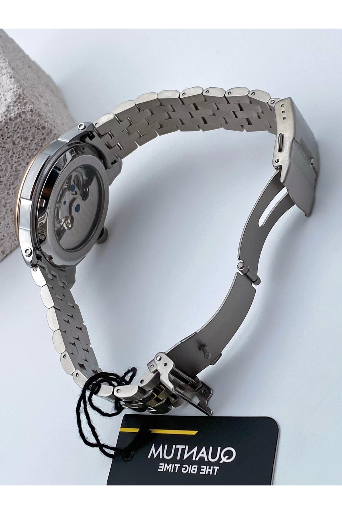 Automatic Luxury Men'S Wristwatch & Sc Silver Collection Bracelet