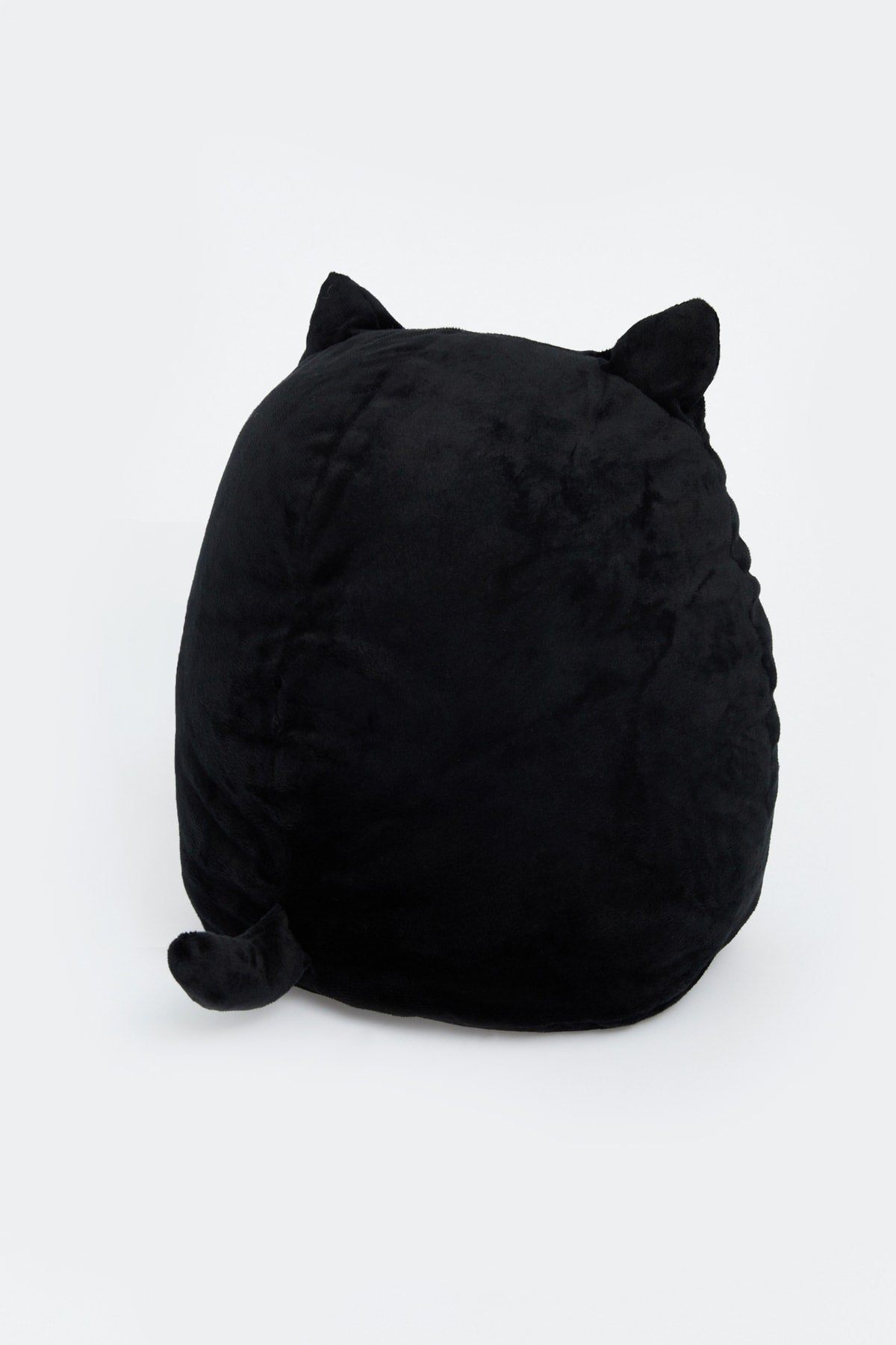 Black Cat Decorative Plush Pillow 35 Cm Black