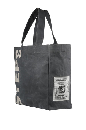 Helpsteps Waxed Canvas Hand And Shoulder Bag