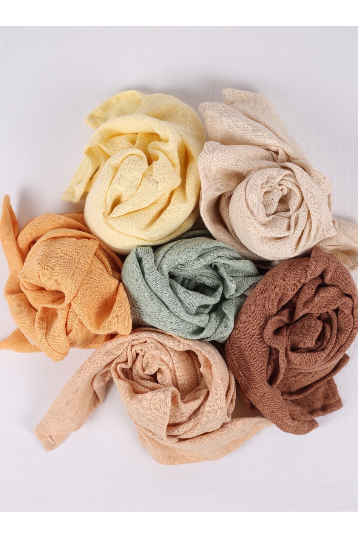 Multi-Purpose Muslin Cover Set Of 6 - 75X75 Cm