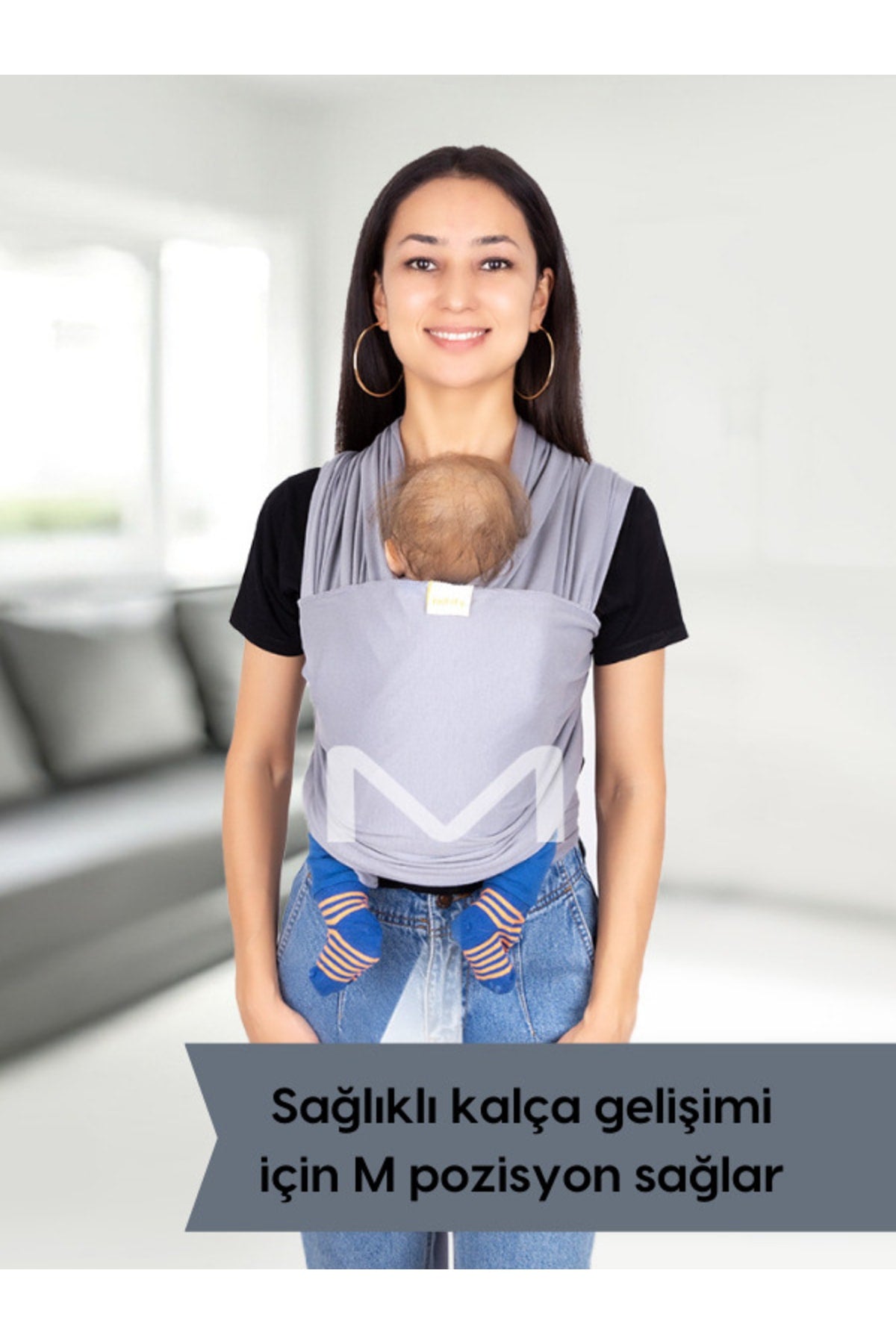 Flexible Wrap Sling Baby Carrier Wrap Premium Cotton Sling