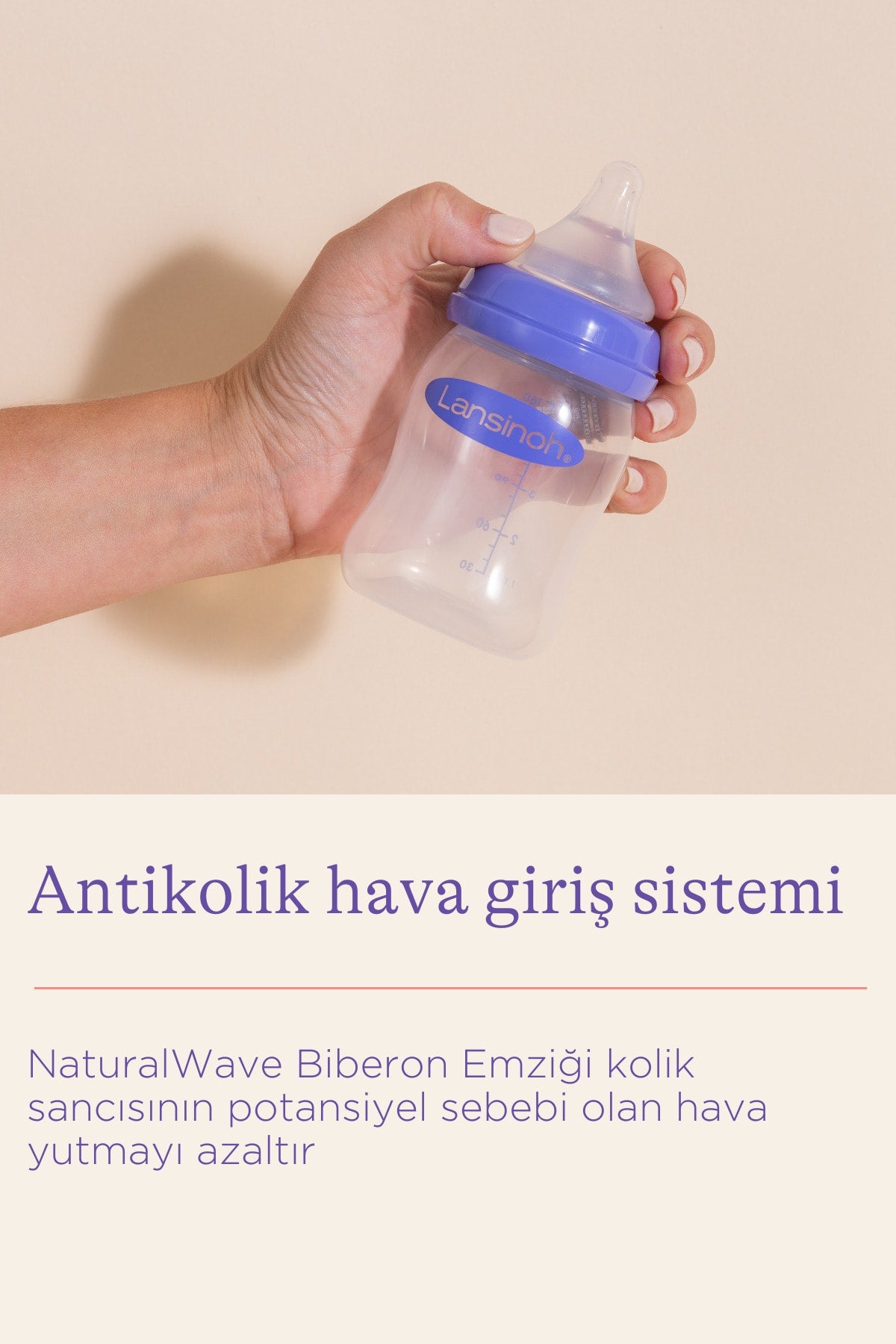 Natural Wave Baby Bottle 2 240ml