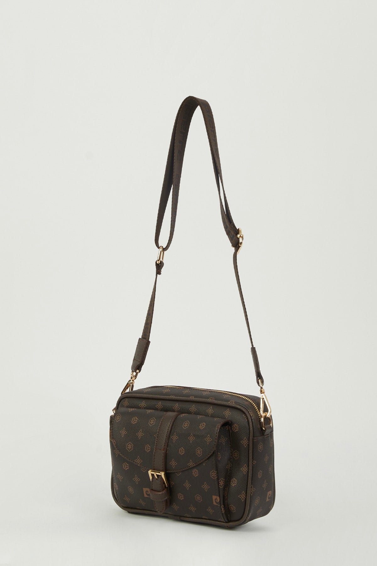 Coffee Monogram Women Shoulder Bag 05PO23Y1726