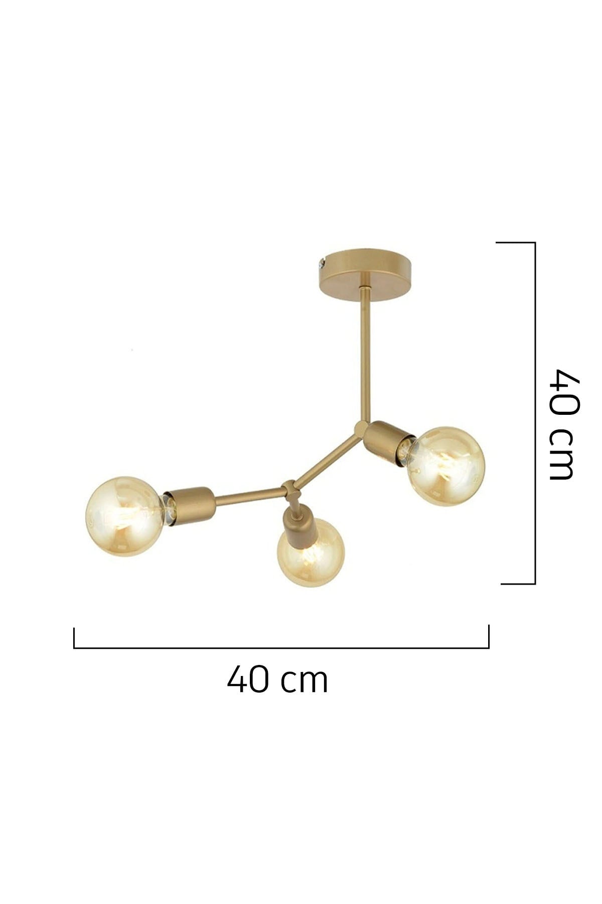 Acrobat 3-Piece Modern Young Room Kitchen Living Room Chandelier