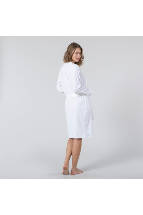 Crystal Women Bathrobe White - Swordslife