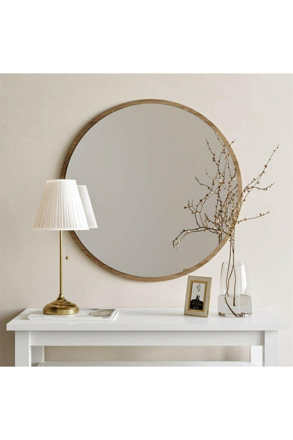 Round Hallway Hallway Corridor Wall Living Room Kitchen Bathroom Office Mirror 45 cm - Swordslife