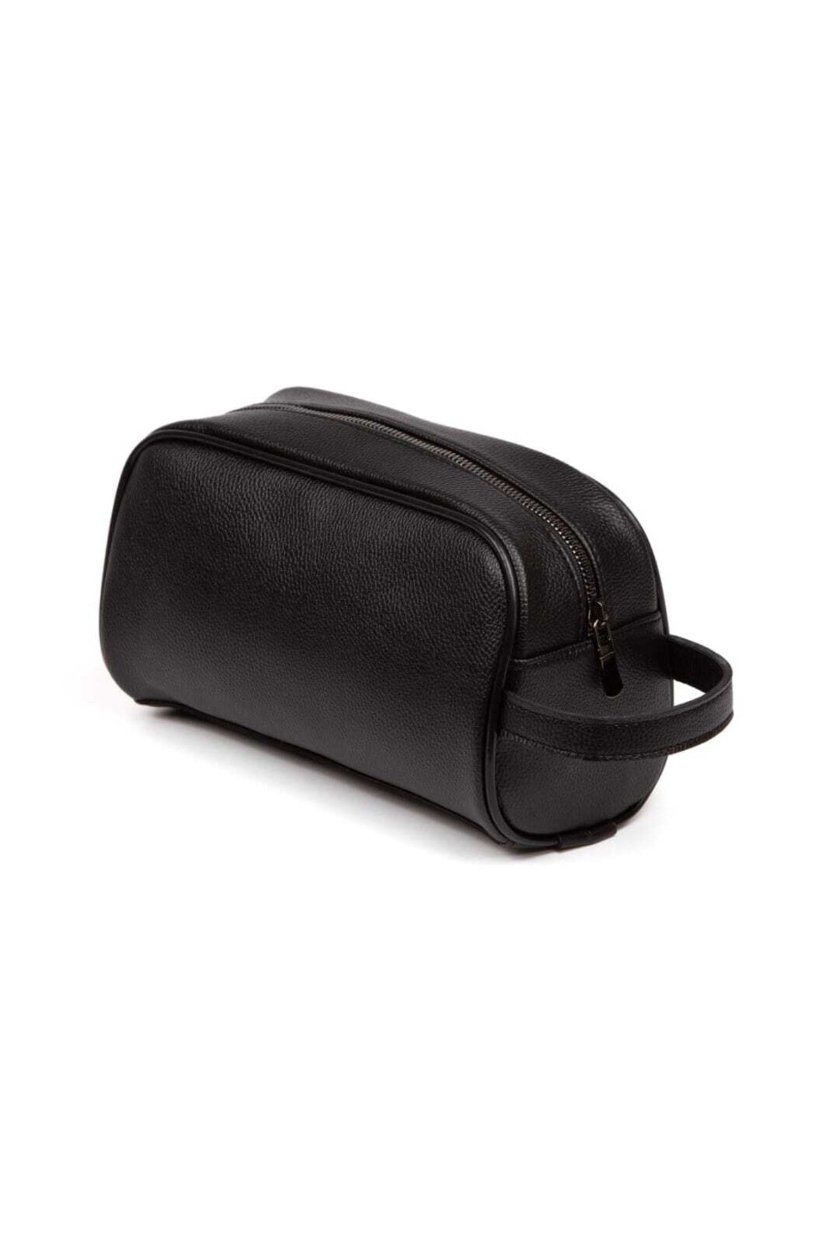 Faux Leather Men Shaving Bag , Daily Cosmetic Bag Shaving