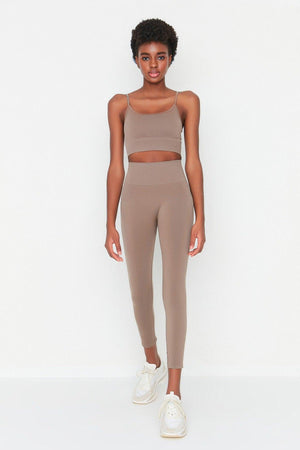 Vella - Mink High Waist Contouring Tights - Swordslife