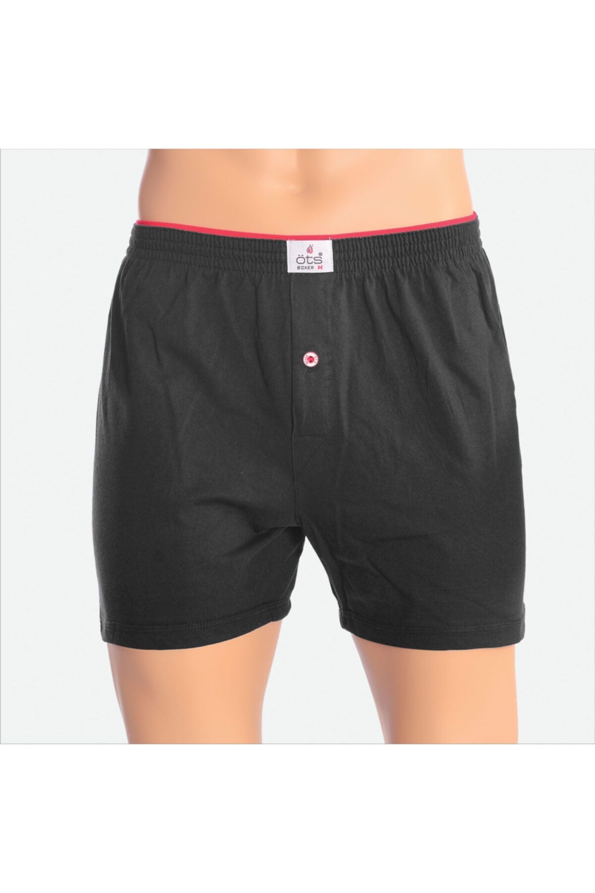 Men'S Colored 6 Pieces Single Jersey Boxer Dark (100% Cotton)